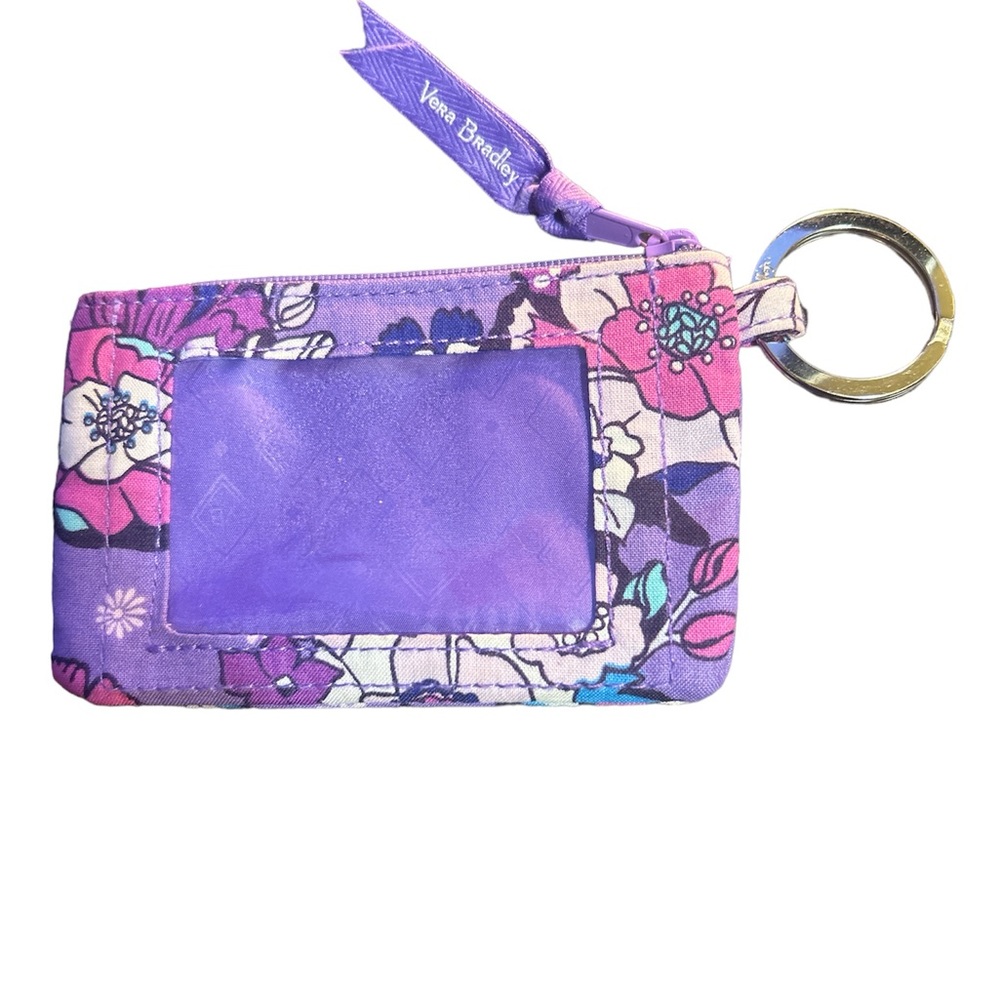 Vera Bradley Enchanted Garden zip ID